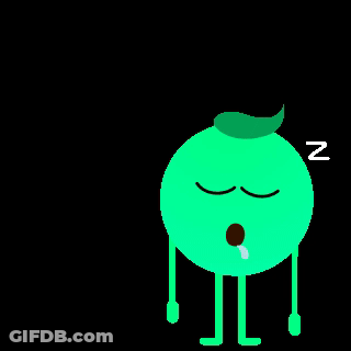 A Cartoon Drawing Of An Astronaut Sleeping In A Hammock With A Speech Bubble That Says " Nn " GIF