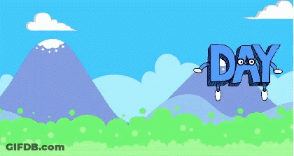 A Cartoon Drawing Of The Word Wednesday GIF