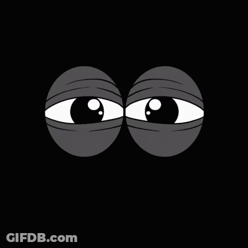Cartoon Eyes With Dollar Sign GIF
