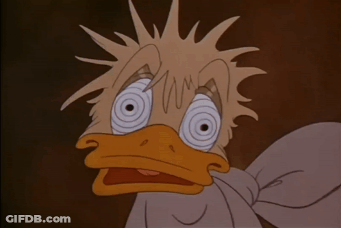 A Cartoon Duck Says I 'Ll Be Alright In Yellow GIF