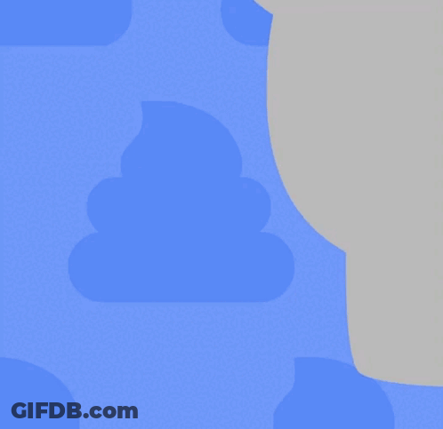 A Cartoon Elephant Is Standing Next To A Brown Object GIF