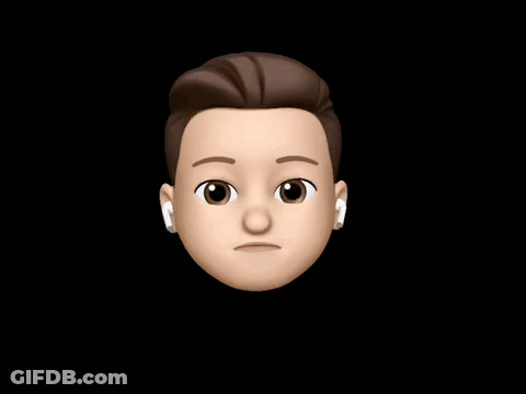 A Cartoon Face With A Tongue Sticking Out On A Black Background GIF