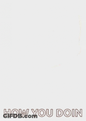 A Cartoon Fox Is Looking At The Camera With The Words `` How You Doin '' Written Below It . GIF