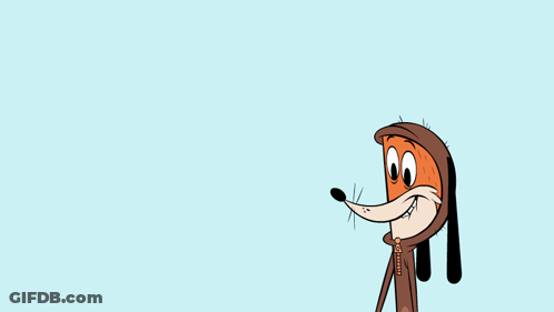 A Cartoon Fox Is Standing Next To A Piece Of Meat And The Word Can I.. GIF