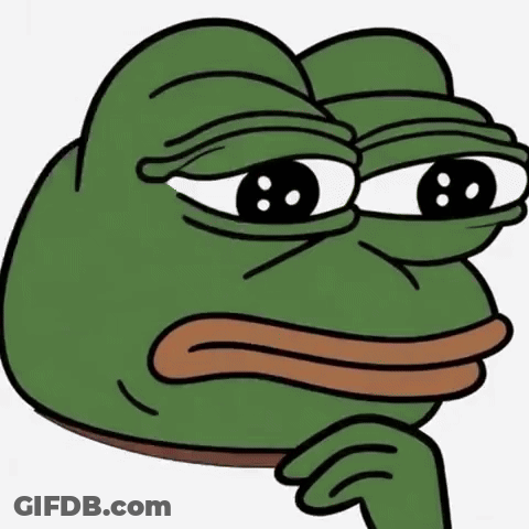 A Cartoon Frog With Its Mouth Open And Its Tongue Out GIF
