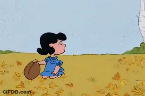 A Cartoon Girl In A Blue Dress Is Kneeling In A Field Holding A Bag GIF