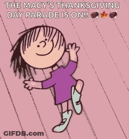 A Cartoon Girl In A Purple Dress Is Jumping In The Air . GIF