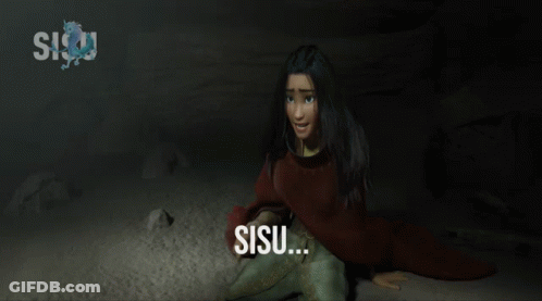 A Cartoon Girl Is Sitting On The Ground With The Words There Are A Few Things GIF