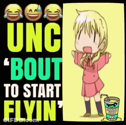 A Cartoon Girl Is Standing Next To A Cup Of Syrup Juice . GIF