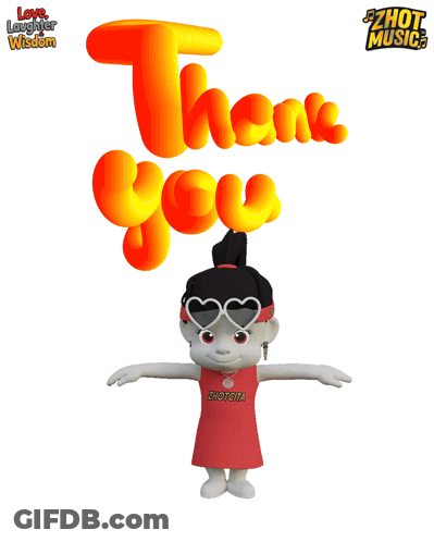 A Cartoon Girl Wearing A Headband That Says " Zhout " On It GIF