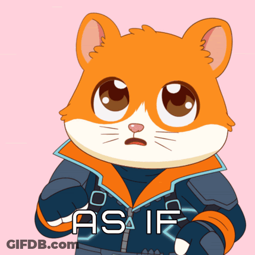 A Cartoon Hamster With The Word Asif Written On It GIF