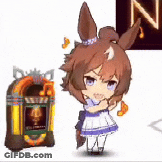 A Cartoon Horse Is Standing Next To A Jukebox With Music Notes . GIF
