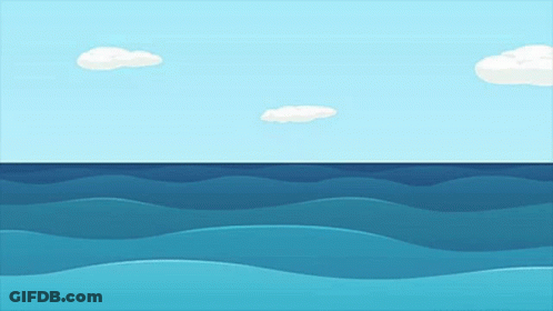 A Cartoon Illustration Of A Coastguard Boat GIF