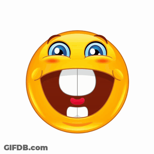 A Cartoon Illustration Of A Woman With A Smiley Face On Her Head GIF