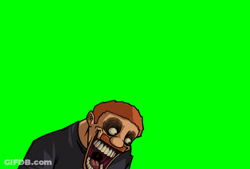 A Cartoon Man Holding A Sign That Says Subscribe GIF