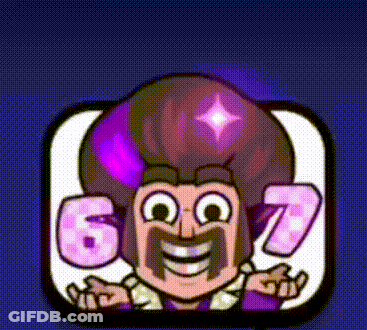 Smiling Cartoon Man With Purple Hat And Mustache GIF