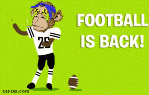 A Cartoon Monkey Wearing A Football Jersey With The Number 26 GIF