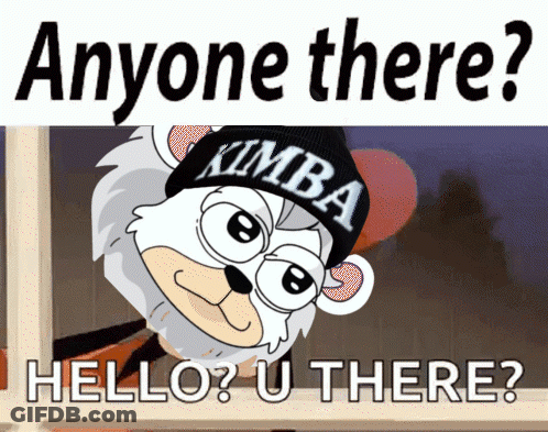 A Cartoon Monkey Wearing A Kimba Hat Says Hello GIF