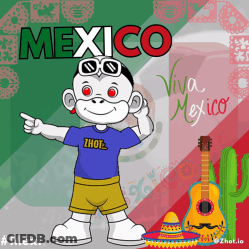 A Cartoon Monkey Wearing A Shirt That Says Zhot GIF