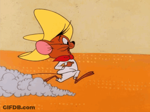 A Cartoon Mouse With A Red Scarf Around His Neck GIF