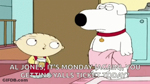 A Cartoon Of A Boy And A Dog Talking About Getting Yalls Ticket Today GIF