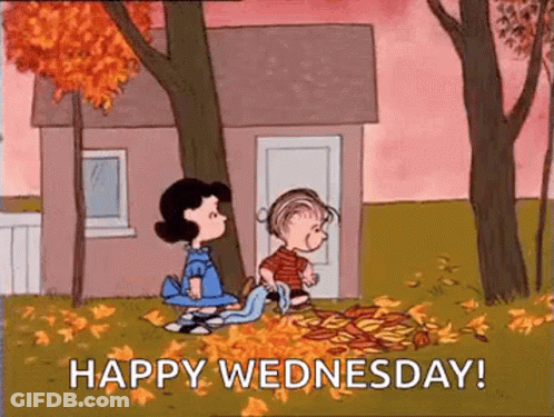 A Cartoon Of A Boy And A Girl Standing In Front Of A House . GIF