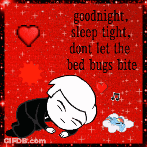 A Cartoon Of A Boy Laying Down With The Words Goodnight Sleep Tight GIF