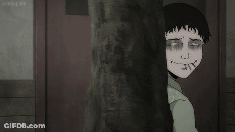 A Cartoon Of A Boy With Nails Sticking Out Of His Mouth And The Word Animepahe On The Bottom Right GIF