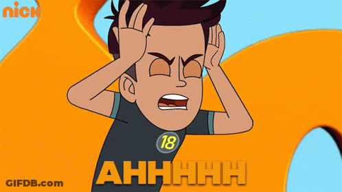 A Cartoon Of A Boy With The Number 18 On His Jersey GIF