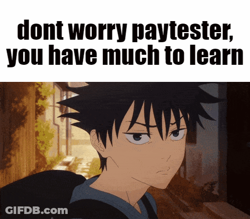 A Cartoon Of A Boy With The Words " Dont Worry Paytester You Have Much To Learn " On The Bottom GIF