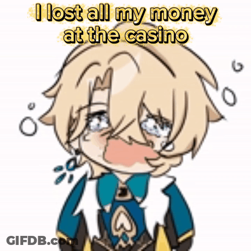 Boy Losing Money At Casino GIF