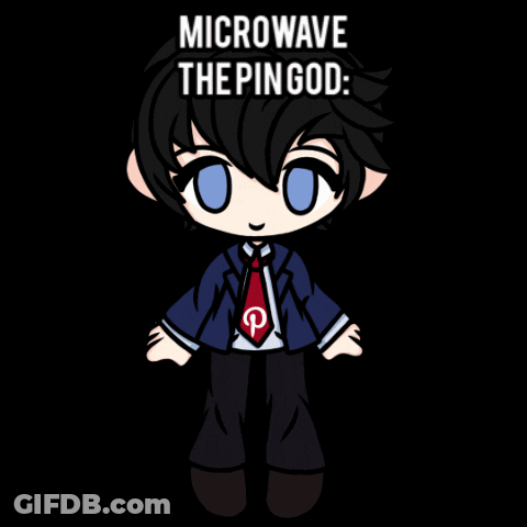 A Cartoon Of A Boy With The Words Microwave The Pingod Written Above Him GIF