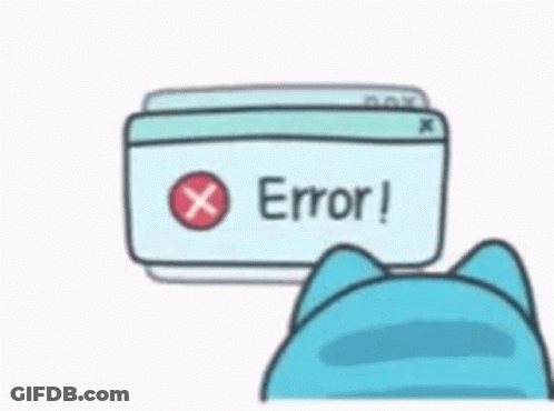 A Cartoon Of A Cat Sitting At A Table Next To A Computer Monitor . GIF