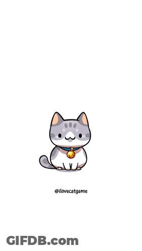 A Cartoon Of A Cat With The Words Now You Have Two GIF