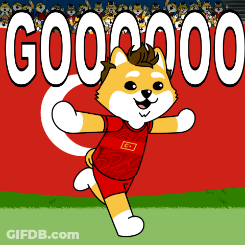 A Cartoon Of A Dog Wearing A Red Jersey That Says Ct GIF