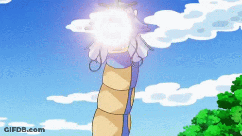 A Cartoon Of A Dragon With A Light Coming Out Of It 'S Mouth GIF
