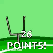 A Cartoon Of A Football Flying Through The Air With The Words `` Points ! '' GIF