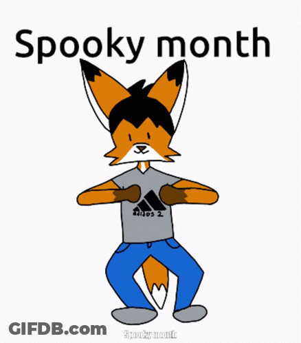 A Cartoon Of A Fox Wearing A Shirt That Says Adidas 2 GIF