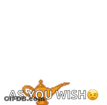 A Cartoon Of A Genie Giving A Thumbs Up While Standing On A Lamp . GIF
