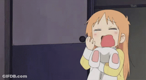 A Cartoon Of A Girl Crying With A Tva Logo Behind Her GIF