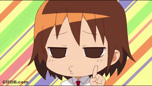 A Cartoon Of A Girl Making A Face With The Letter C On Her Face GIF