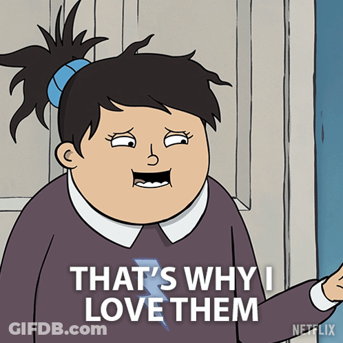 Girl Saying That's Why I Love Them GIF
