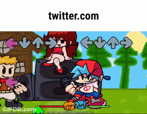Girl Sitting On Speaker Next To Boy Playing Video Game GIF