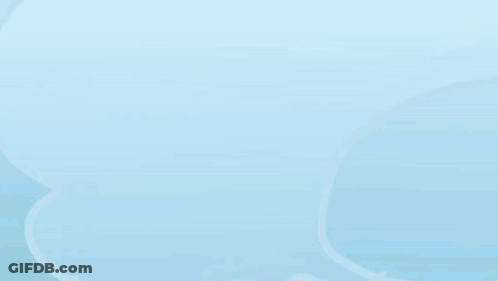 A Cartoon Of A Girl Standing Next To A Dog In Front Of A Door That Says Clock GIF