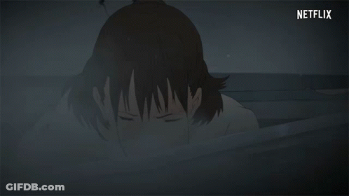 A Cartoon Of A Girl With A Netflix Logo In The Corner GIF