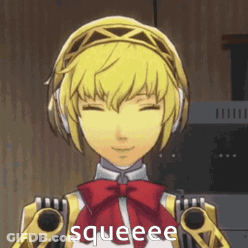 A Cartoon Of A Girl With Headphones And A Red Bow Tie . GIF