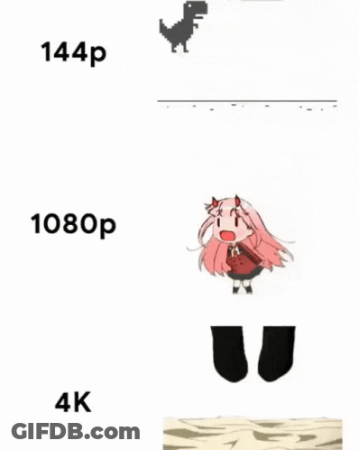 A Cartoon Of A Girl With Horns Standing Next To A Cartoon Of A Dinosaur GIF