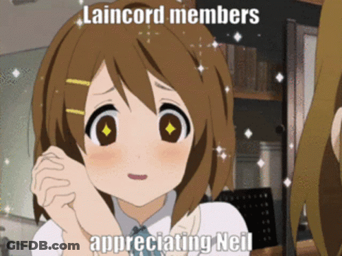 Girl Appreciating Neil Among Laincord Members GIF
