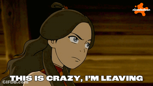 Girl Saying This Is Crazy Im Leaving GIF