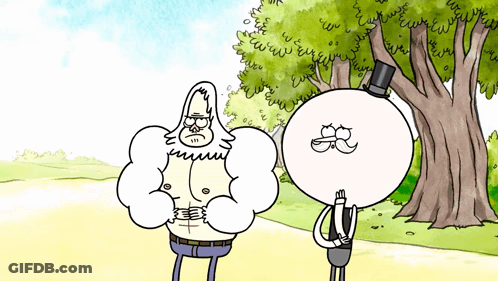 A Cartoon Of A Gorilla And A Man With A Top Hat GIF